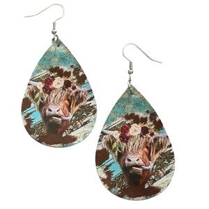 🆕 Highlander cow earrings